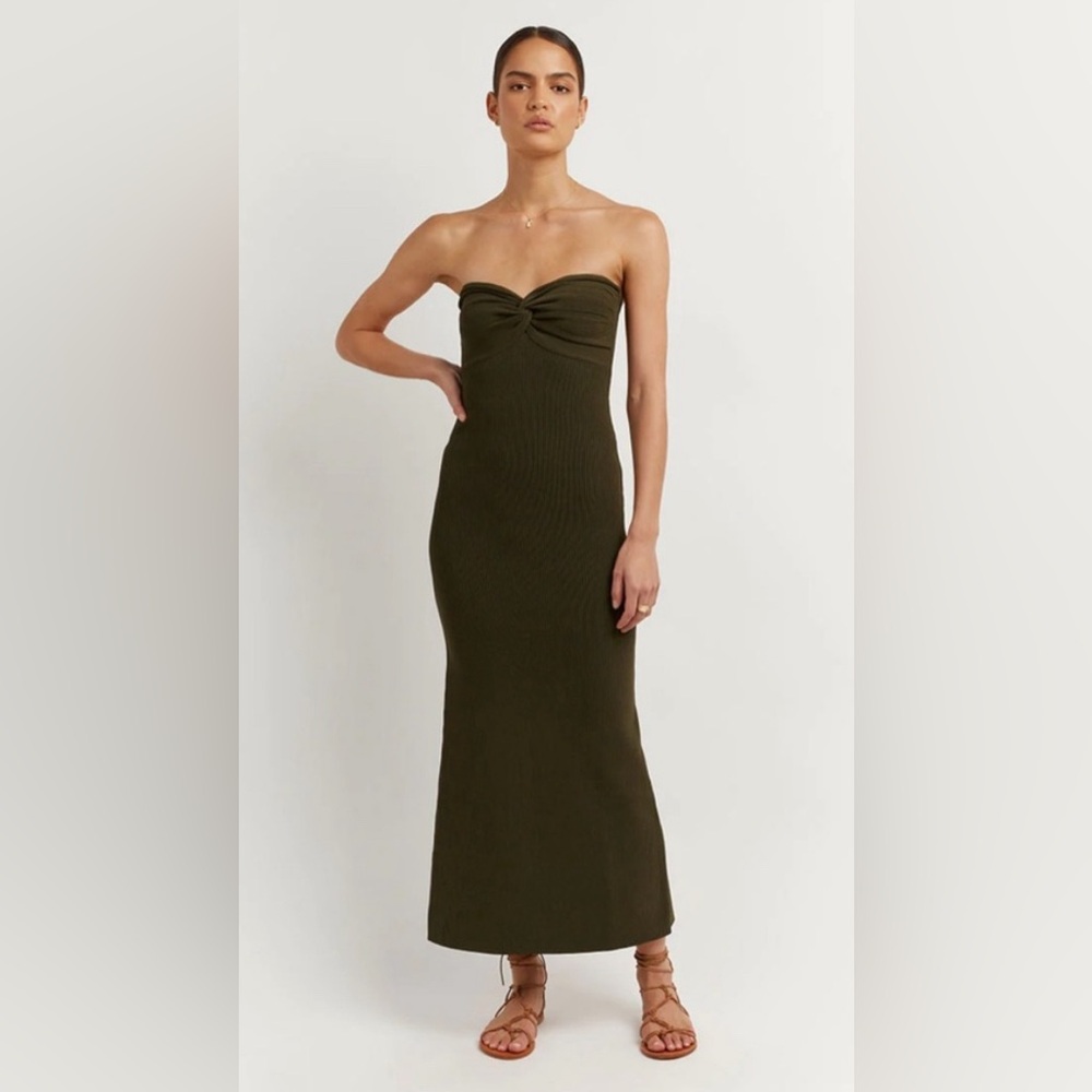 Dissh Anika dress in olive green